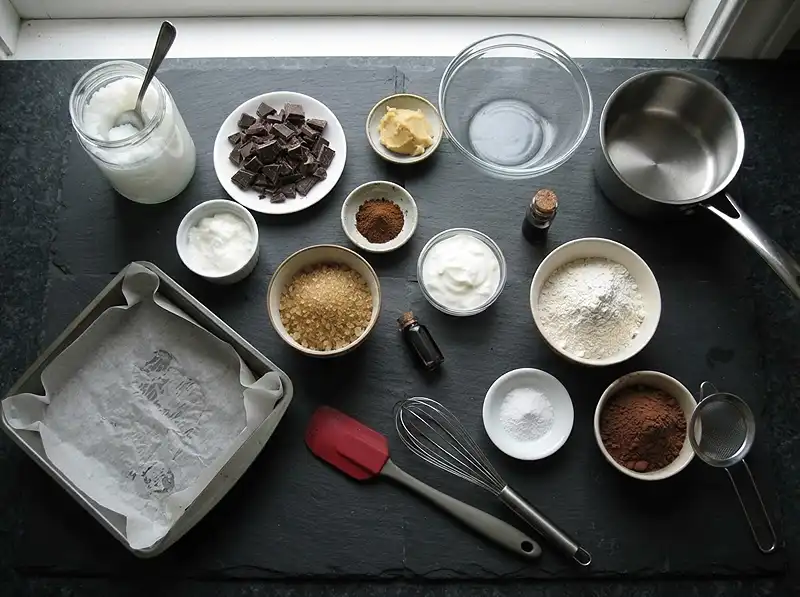 Fudgy Miso Brownies 3 Fudgy Miso Brownies ingredients