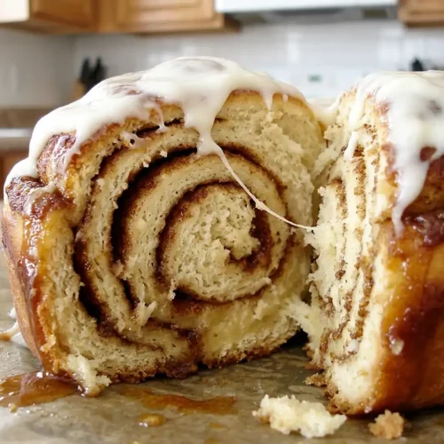 Heavy Cream Cinnamon Roll Bake