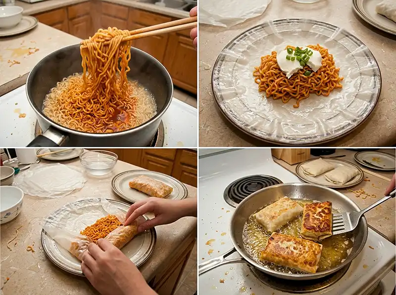 How to make Cheesy Rice Paper Dumplings