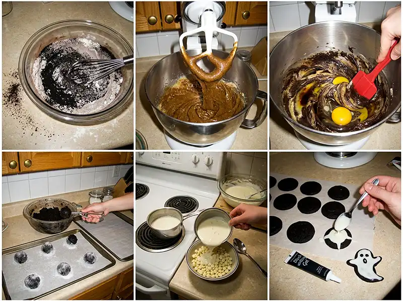 Ghost Cookies 4 How to make Ghost Cookies