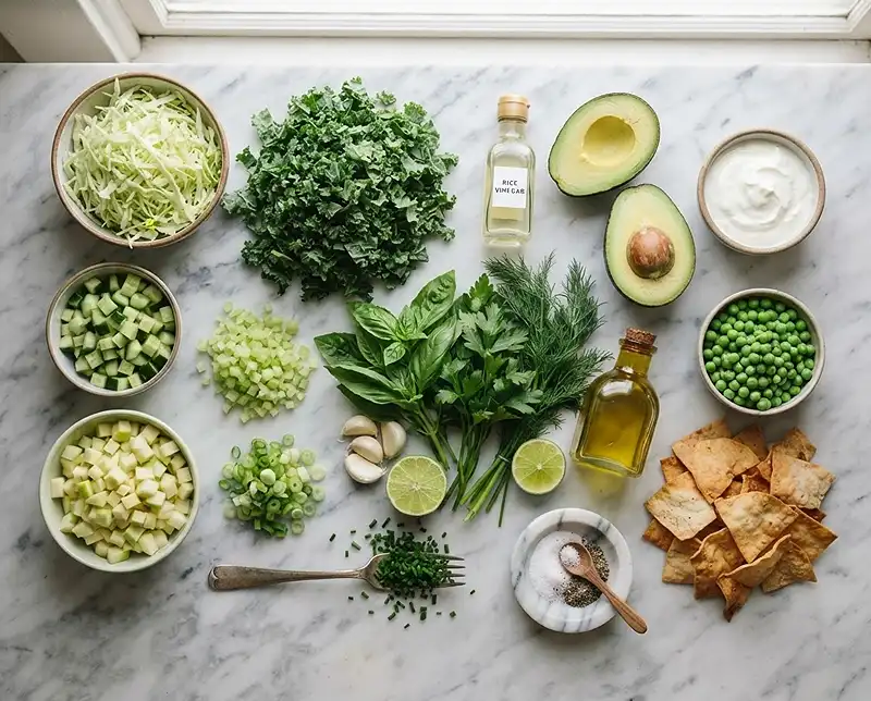 Green Goddess Scoopable Salad 3 Ingredients for green goddess scoopable salad