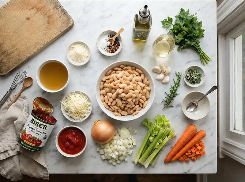 Ingredients for smitten kitchen pizza beans