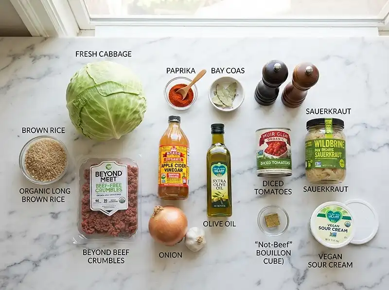 Hungarian Stuffed Cabbage Recipe 3 Káposzta ingredients
