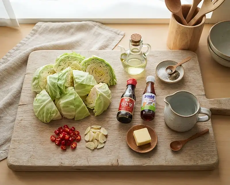 Korean Cabbage Recipe 3 Korean Stir Fried Cabbage Recipe Ingredients