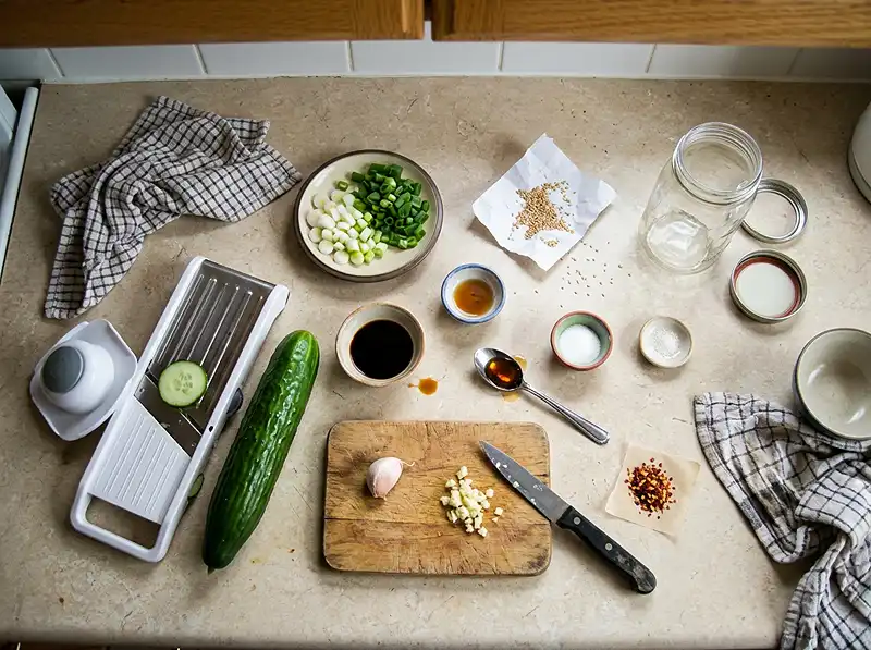 Logan’s Whole Cucumber Salad 3 Logan’s Whole Cucumber Salad ingredients
