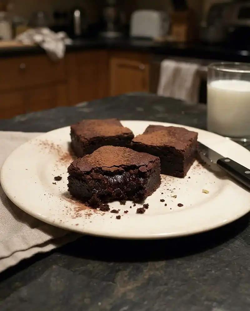 Fudgy Miso Brownies 5 Miso caramel brownies