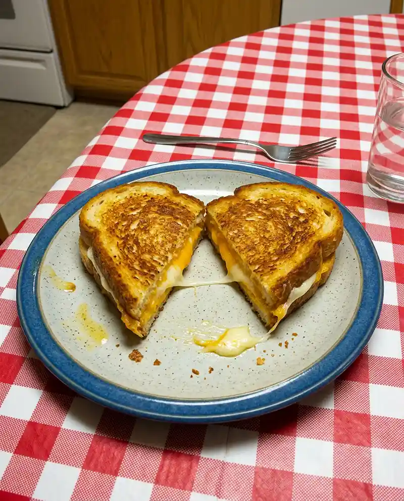 Mozzarella Grilled Cheese 6 Mozzarella Grilled Cheese on a table
