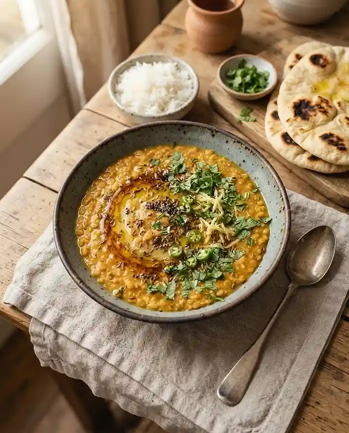 Split Red Lentils Dhal 5 Split Red Lentils Dhal