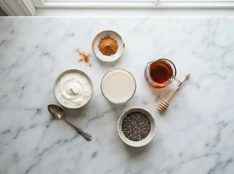 Chia Seed Pudding with Yogurt 3 Yogurt Chia Pudding Ingredients