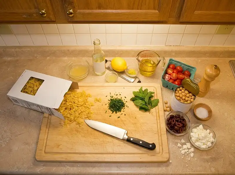 Feta Bean Pasta 3 beans feta pasta salad ingredients