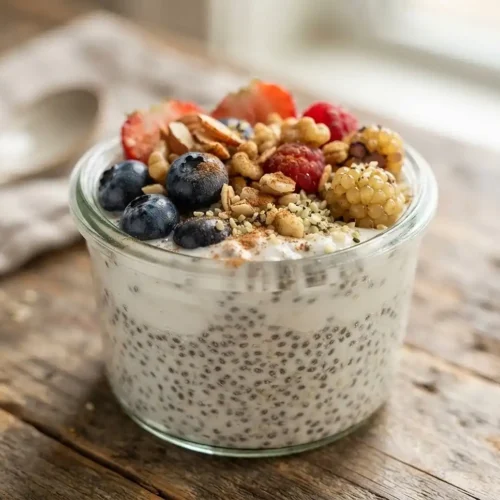 Chia Seed Pudding with Yogurt 2 chia seed pudding with yogurt