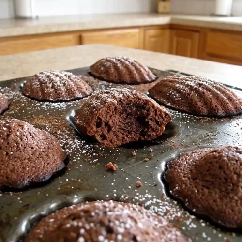 Chocolate Madelines Recipe 2 chocolate madelines