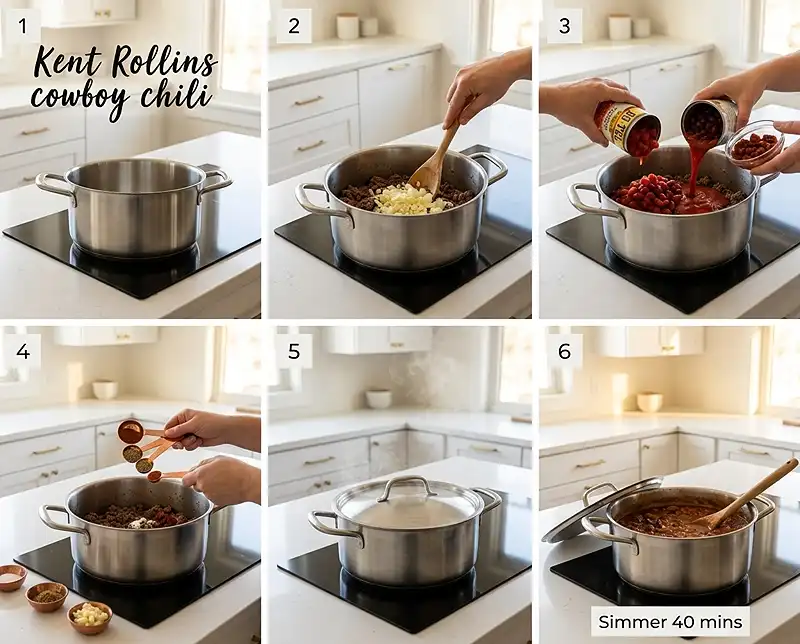 Kent Rollins Cowboy Chili Recipe 4 how to make Kent Rollins Cowboy Chili Recipe step by step