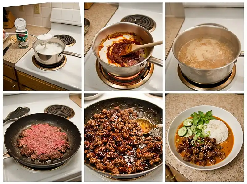 how to make coconut curry broth
