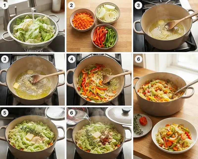Jamaican Steamed Cabbage Recipe 4 how to make jamaican steamed cabbage recipe
