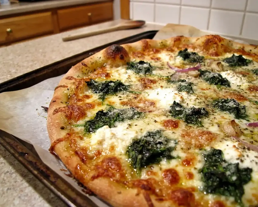 italian spinach pizza​