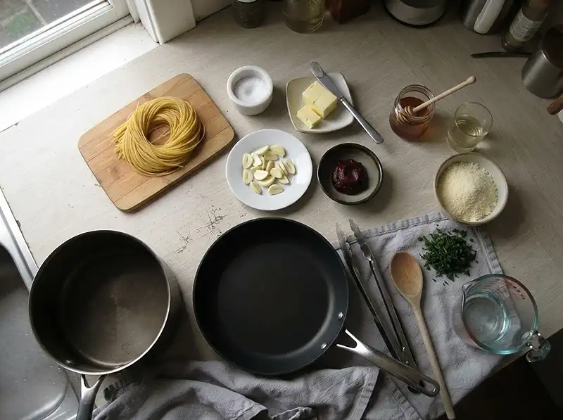 Gochujang Butter Noodles 3 main ingredients for Gochujang Butter Noodles