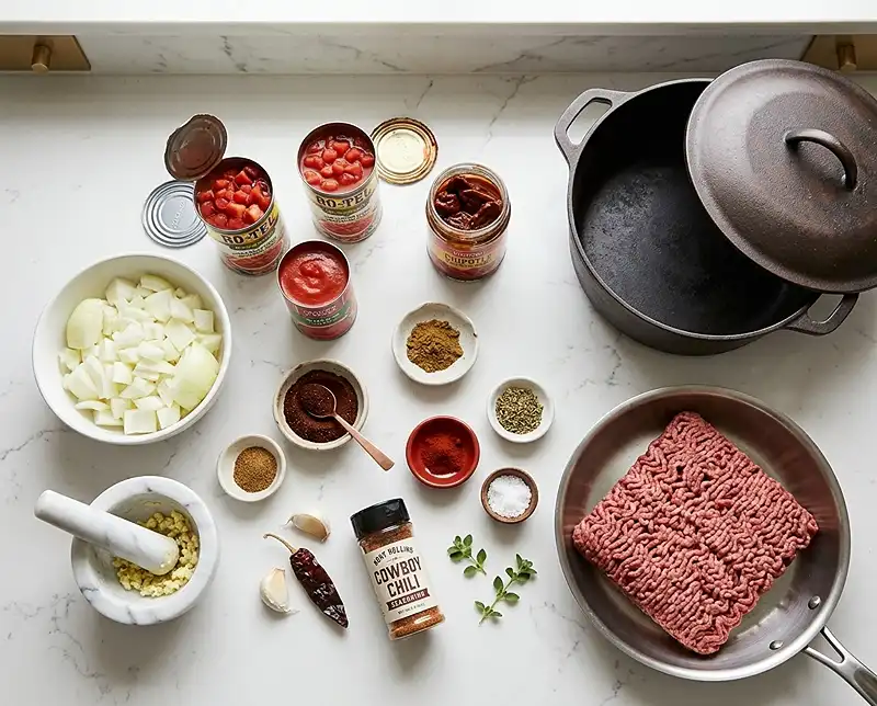 Kent Rollins Cowboy Chili Recipe 3 main ingredients for Kent Rollins Cowboy Chili Recipe