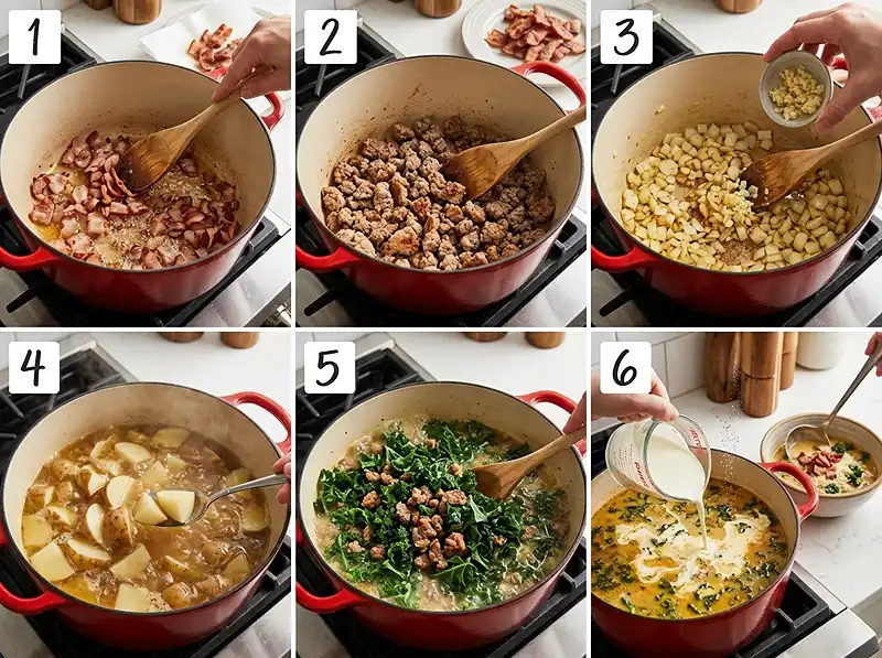 Zuppa Toscana Recipe 3 make zuppa toscana recipe step by step