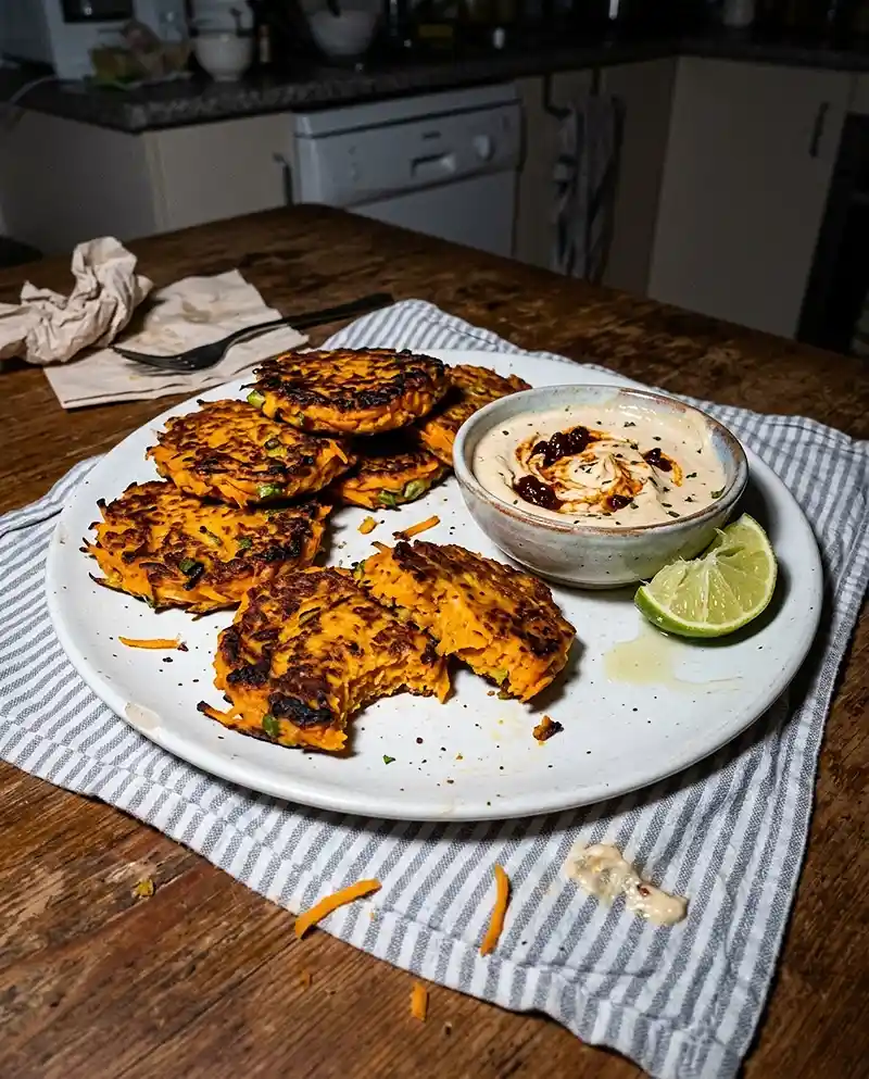Sweet Potato Fritters Recipe 5 sweet potato patties