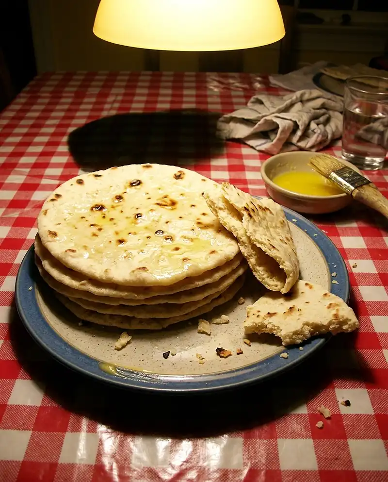 unleavened south asian flatbread​ recipe